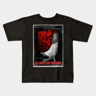 31 Days of Horror Catacombs Black Kids T-Shirt